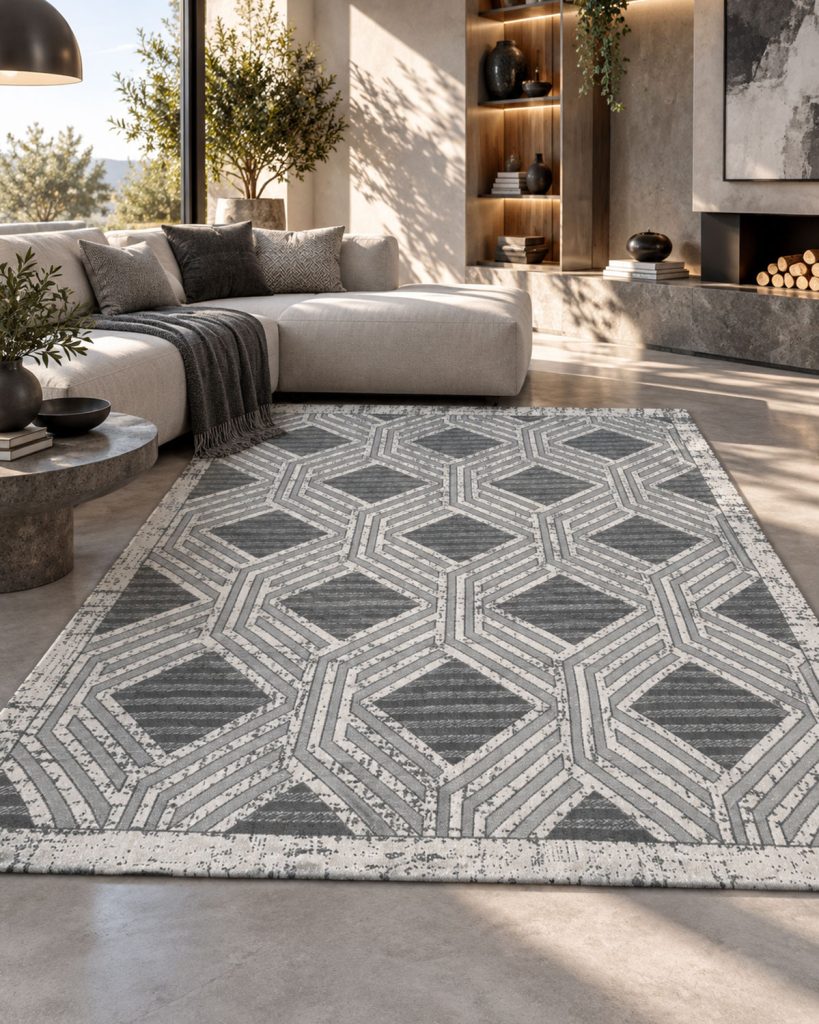 APEX 9005 | Modern Geometric Rug | Lorenzo Carpet