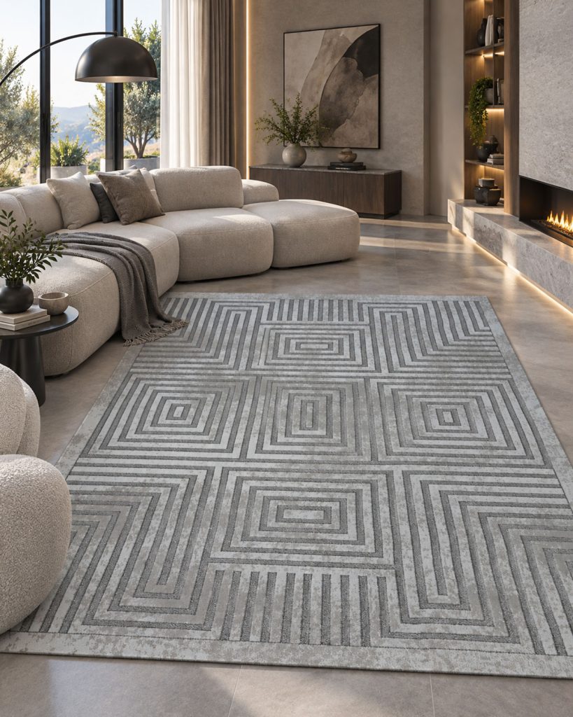 APEX 9012 | Modern Geometric Rug | Lorenzo Carpet