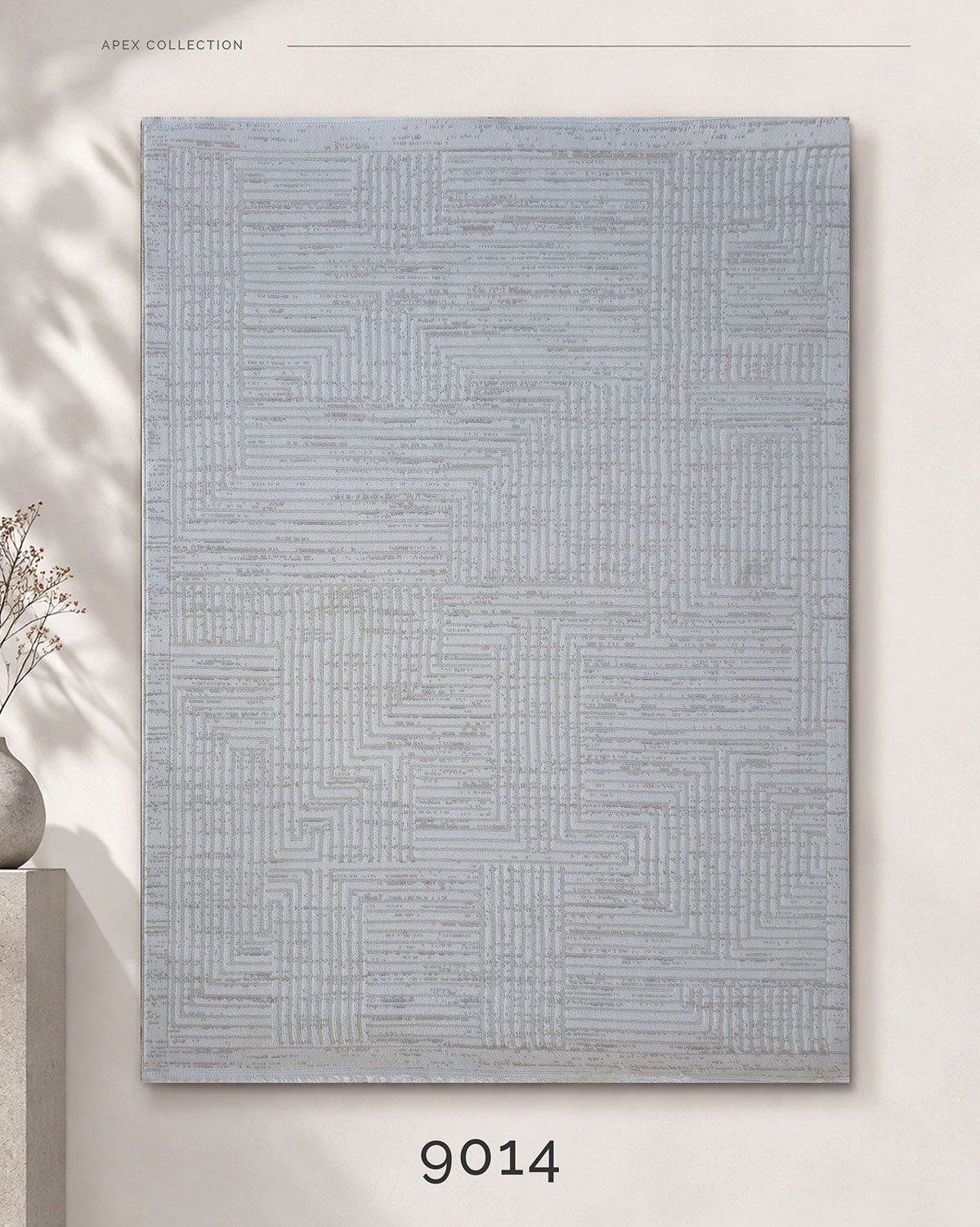 APEX 9014 | Minimal Geometric Rug | Lorenzo Carpet