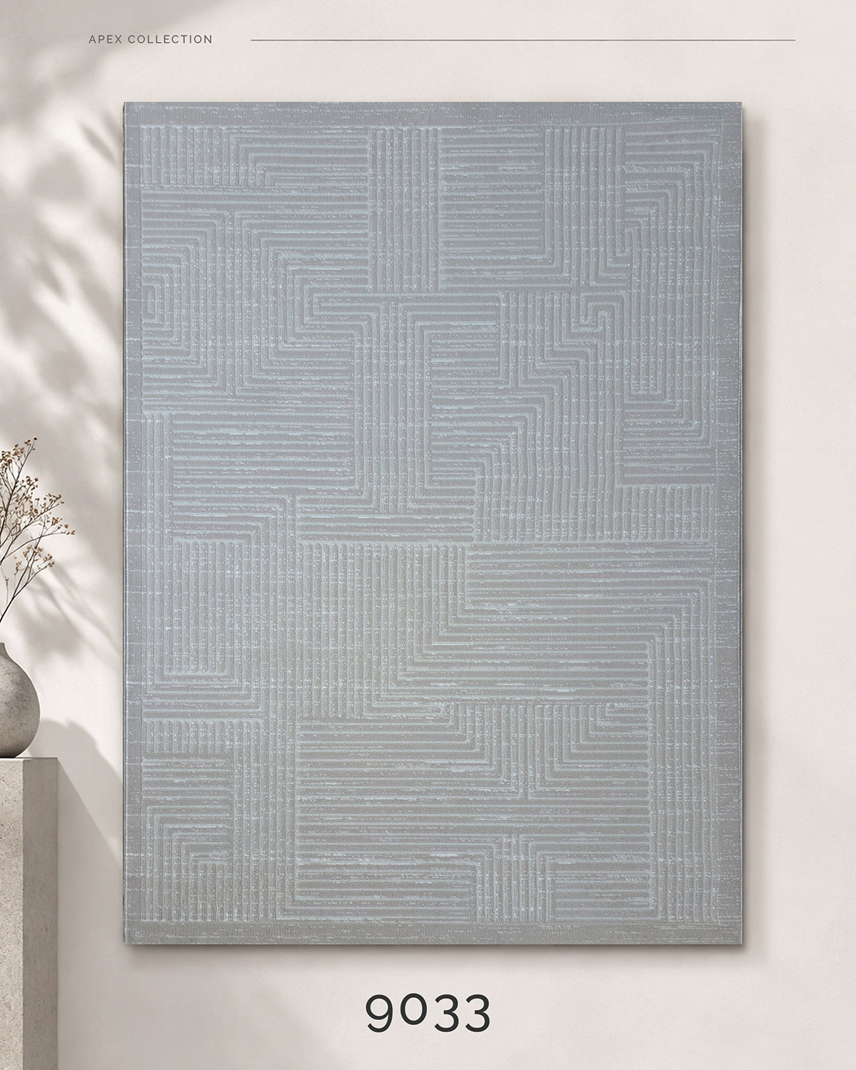 APEX 9033 | Minimal Geometric Rug | Lorenzo Carpet