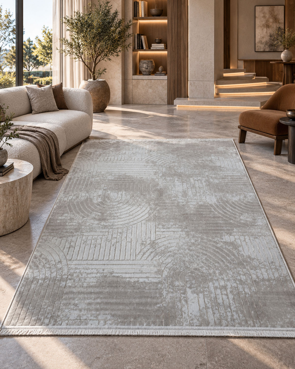 FELOSH 1017 | Modern Arch Geometric Rug | Lorenzo Carpet