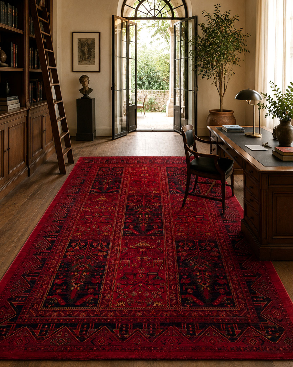 HERMES 6032 Red | Persian Tribal Rug | Lorenzo Carpet